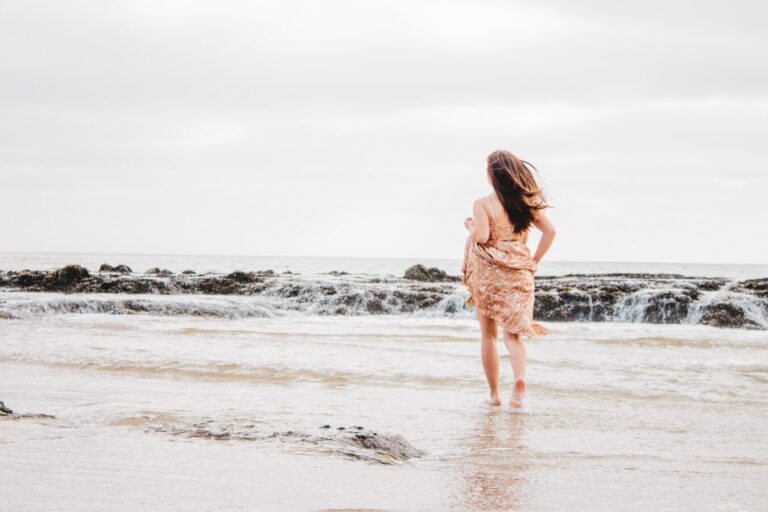 Chica en la playa